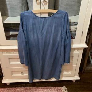 Adorable women’s Anthropologie denim dress sz xxs!
